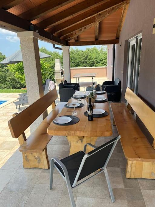 Modern House With Private Pool Villa Žminj Kültér fotó